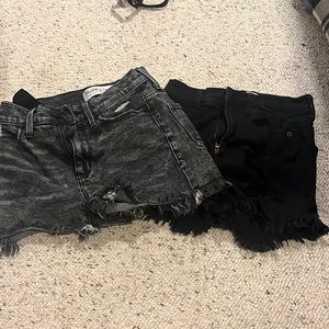 Mudd Black jean shorts Size 0